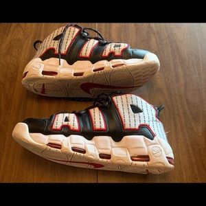 Nike air more uptempo “pinstripe”